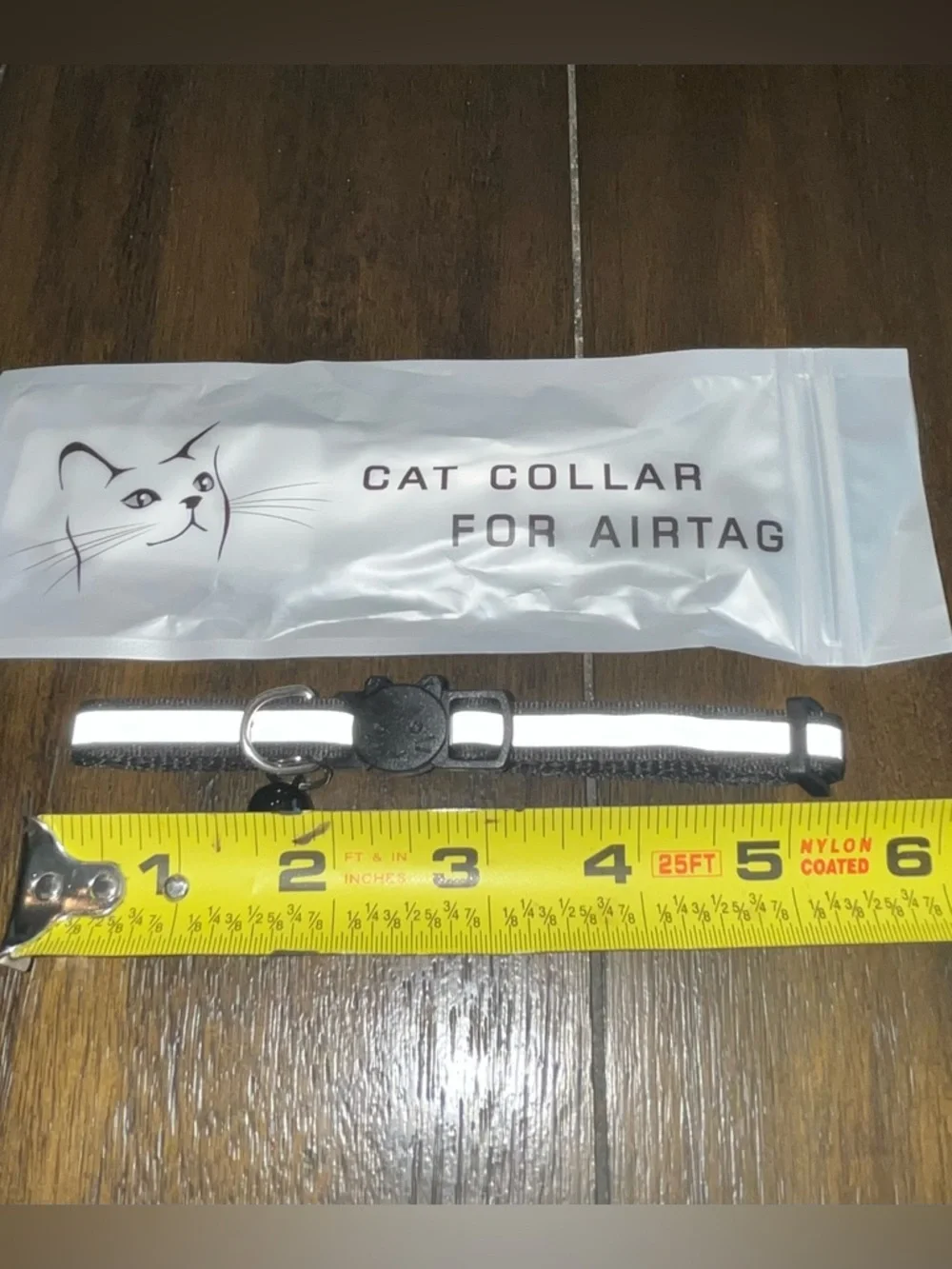 Cat Collar : AirTag Breakaway Reflective Cat/Kitten Collar W/ Air Tag Holder